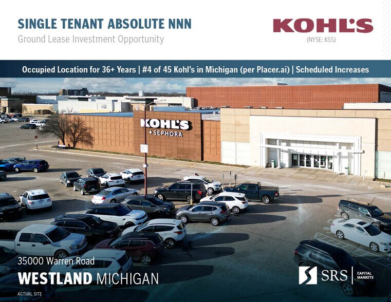 35000 W Warren Rd, Westland, MI à vendre - Photo de l’immeuble – Image 1 sur 10