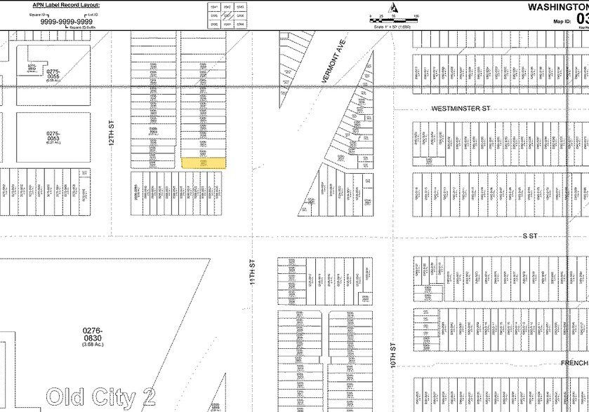 1802 11th St NW, Washington, DC à louer - Plan cadastral – Image 2 sur 14