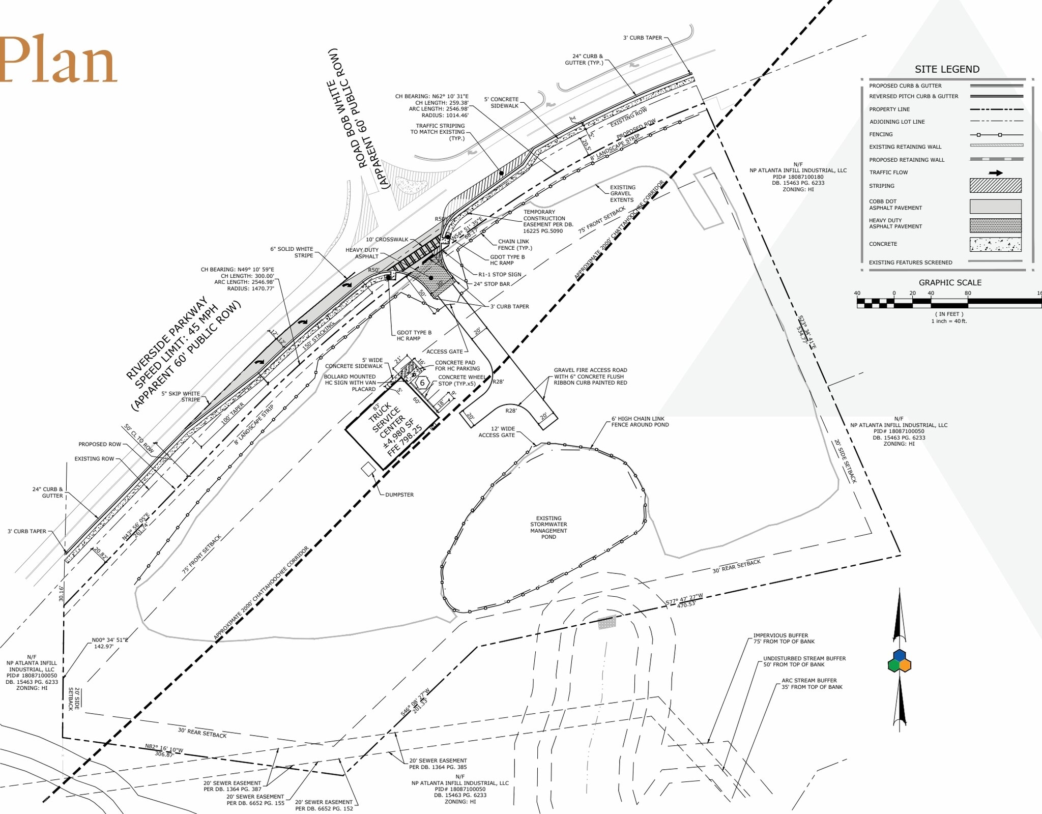 601 Riverside Pky, Austell, GA à louer Plan de site– Image 1 sur 2