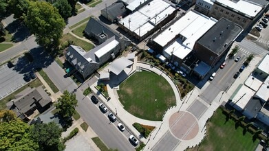 124 E Morgan St, Martinsville, IN - Vue aérienne  vue de carte