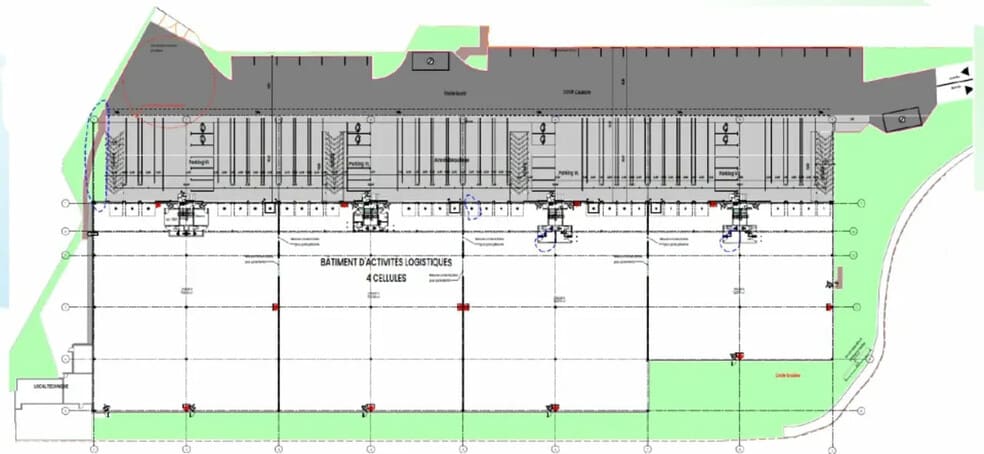 Local d’activités dans Aulnay-sous-Bois à louer - Plan d’étage – Image 2 sur 3