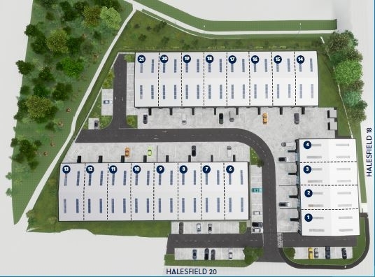 20 Halesfield, Telford à louer - Plan de site – Image 3 sur 8