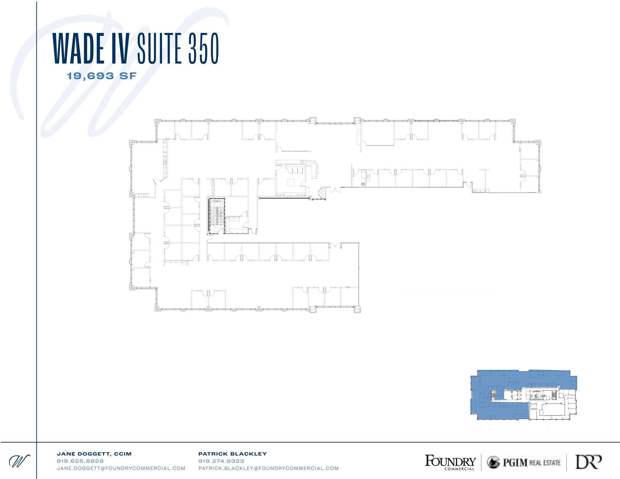 5440 Wade Park Blvd, Raleigh, NC à louer Plan de site– Image 1 sur 1