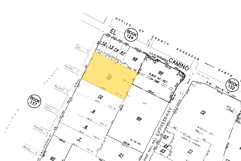 601 California Ave, Palo Alto, CA à louer - Plan cadastral – Image 2 sur 5