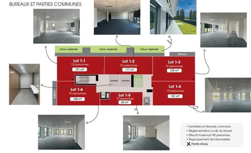 Bureau dans Plaisir à vendre Plan d’étage– Image 1 sur 1