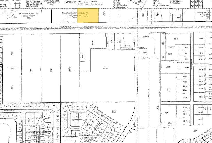 1240-1270 E Brandon Blvd, Brandon, FL à louer - Plan cadastral – Image 2 sur 12
