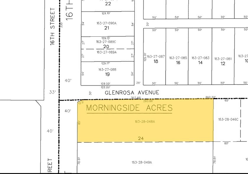 4249 N 16th St, Phoenix, AZ à vendre - Plan cadastral – Image 3 sur 4
