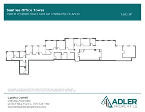 6905 N Wickham Rd, Melbourne, FL à louer Plan d’étage– Image 1 sur 1