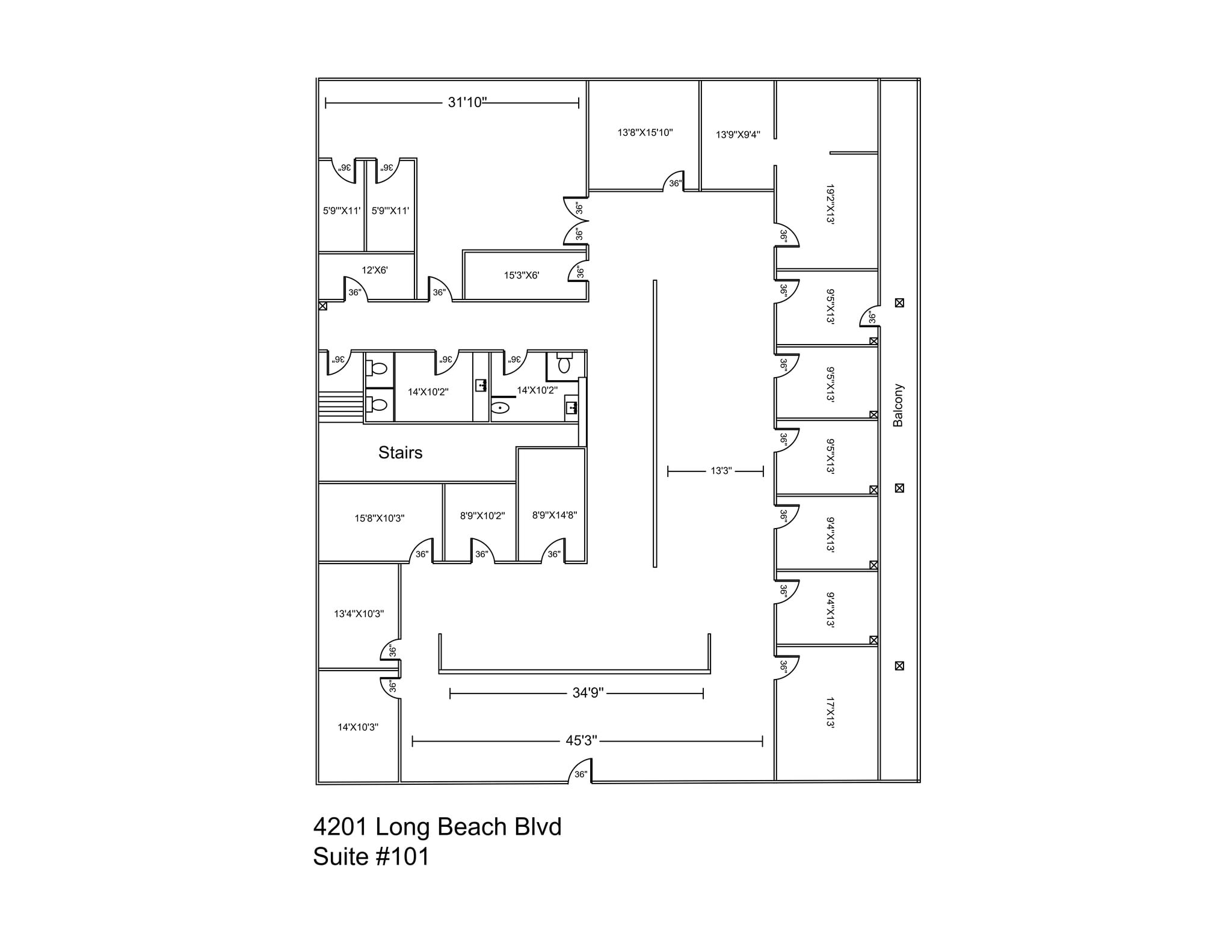 4201 N Long Beach Blvd, Long Beach, CA à louer Plan de site– Image 1 sur 1