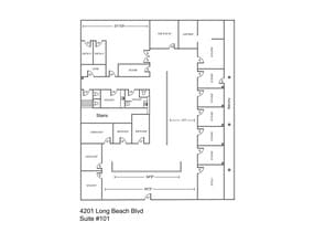 4201 N Long Beach Blvd, Long Beach, CA à louer Plan de site– Image 1 sur 1