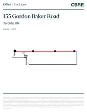 155 Gordon Baker Rd, Toronto, ON à louer Plan d’étage– Image 1 sur 1