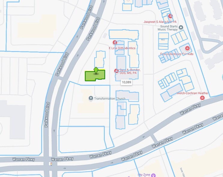 3550 Parkwood Blvd, Frisco, TX à vendre - Plan cadastral – Image 2 sur 2