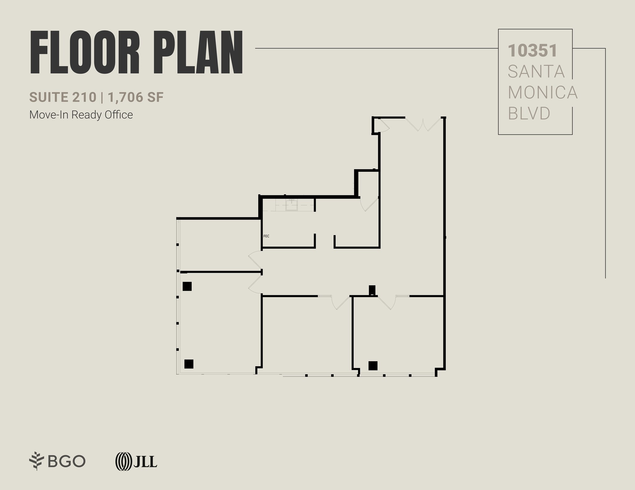 10351 Santa Monica Blvd, Los Angeles, CA à louer Plan de site– Image 1 sur 1