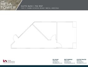 1201 S Alma School Rd, Mesa, AZ à louer Plan d’étage– Image 1 sur 1