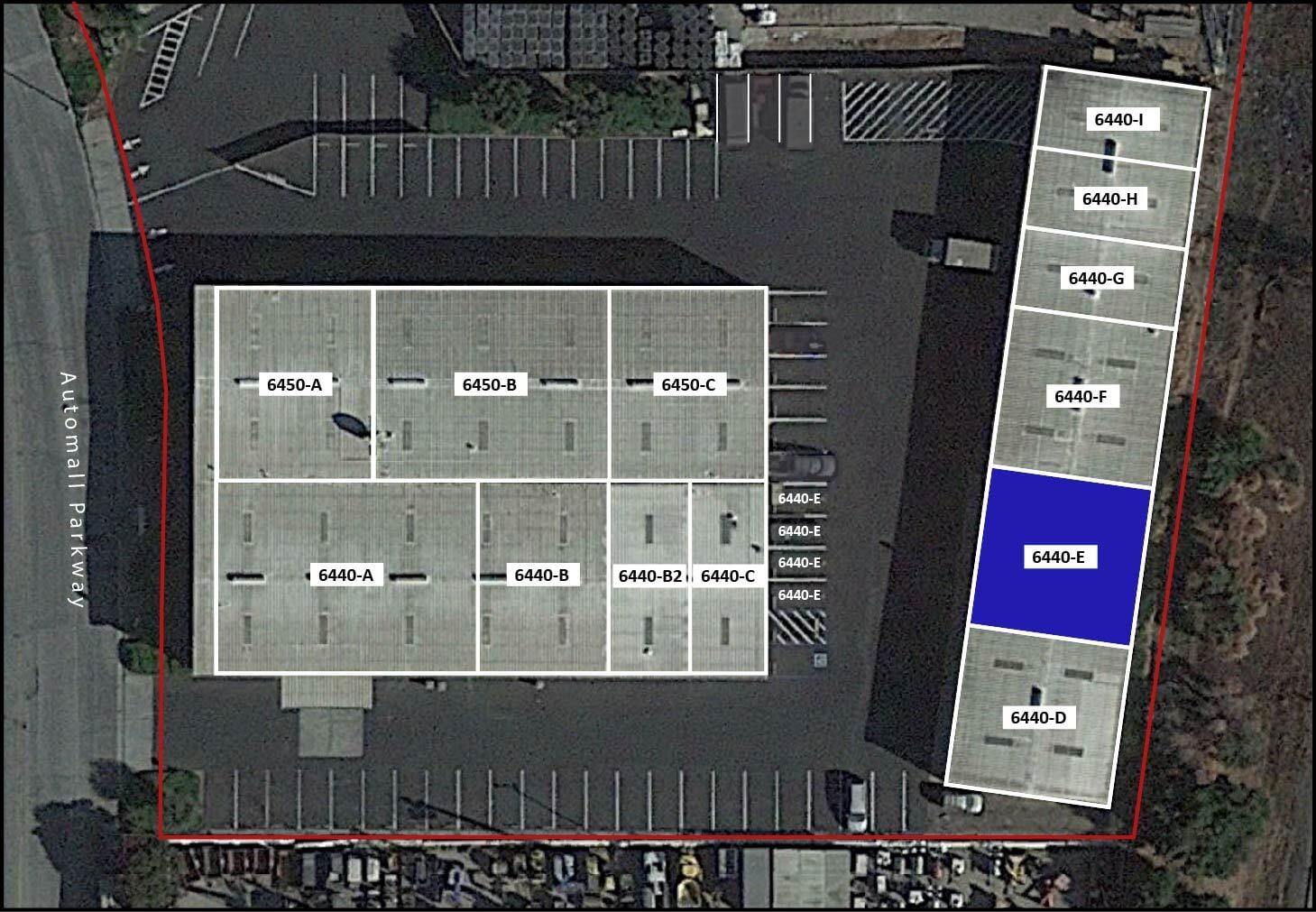 6440 Automall Pky, Gilroy, CA à louer Plan de site– Image 1 sur 1