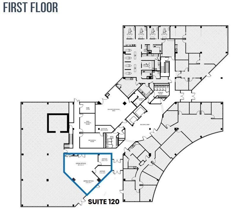950 Herndon Pkwy, Herndon, VA à louer Plan d’étage– Image 1 sur 1