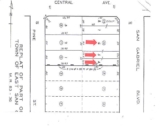 1103 S San Gabriel Blvd, San Gabriel, CA à louer - Plan cadastral – Image 3 sur 4