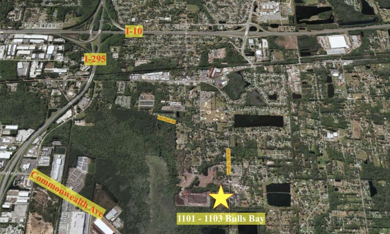 1101-1103 Bulls Bay Hwy, Jacksonville, FL à vendre - Aérien – Image 2 sur 4