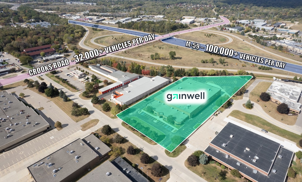 1872 Enterprise Dr, Rochester Hills, MI à vendre - Photo de l’immeuble – Image 3 sur 5