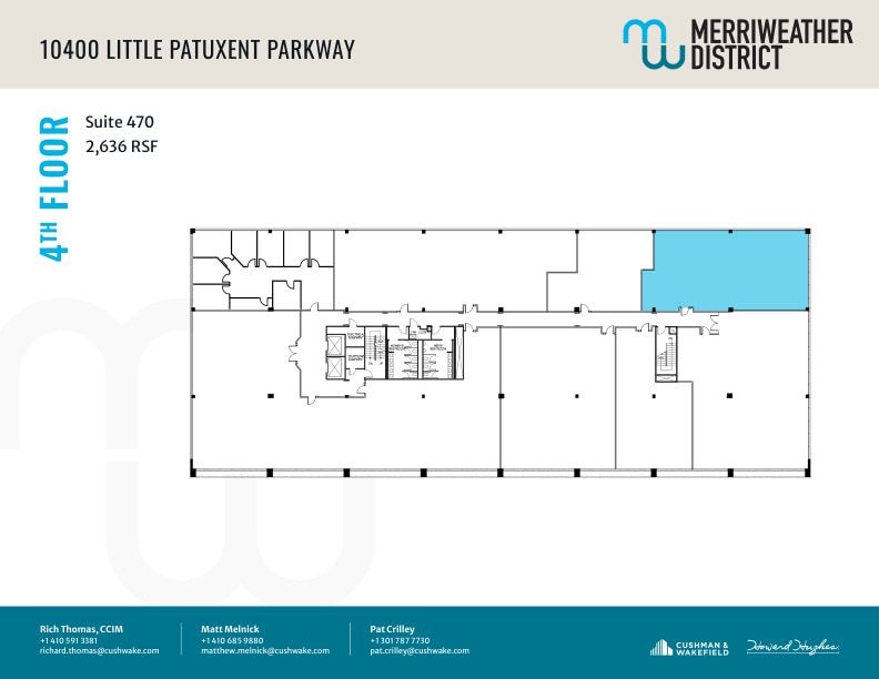 10480 Little Patuxent Pky, Columbia, MD à louer Plan d’étage– Image 1 sur 1