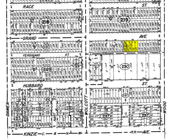 1819 W Grand Ave, Chicago, IL à louer - Plan cadastral – Image 2 sur 9