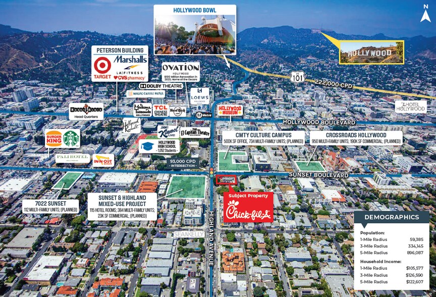 6750 W Sunset Blvd, Los Angeles, CA à vendre - Photo de l’immeuble – Image 3 sur 7