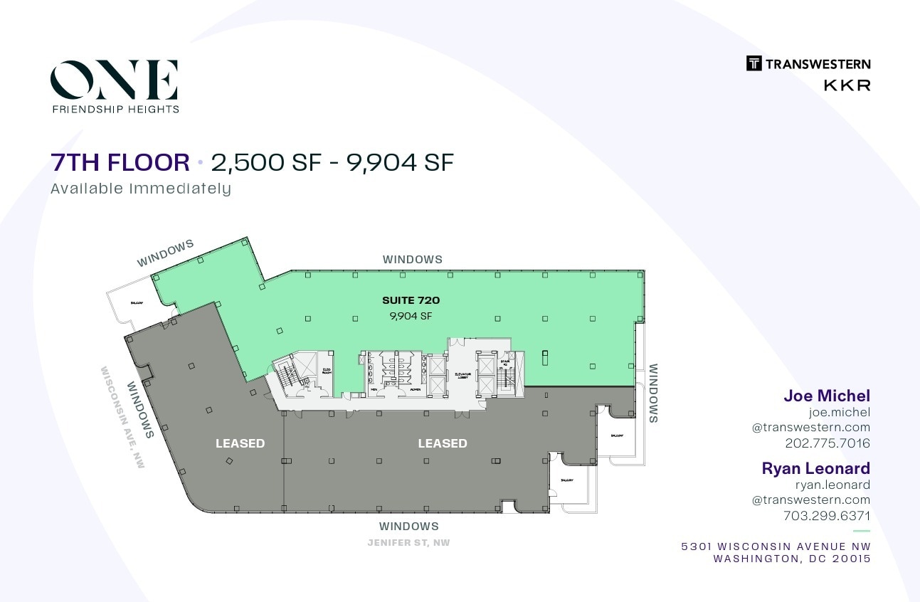 5301 Wisconsin Ave NW, Washington, DC à louer Plan d’étage– Image 1 sur 1