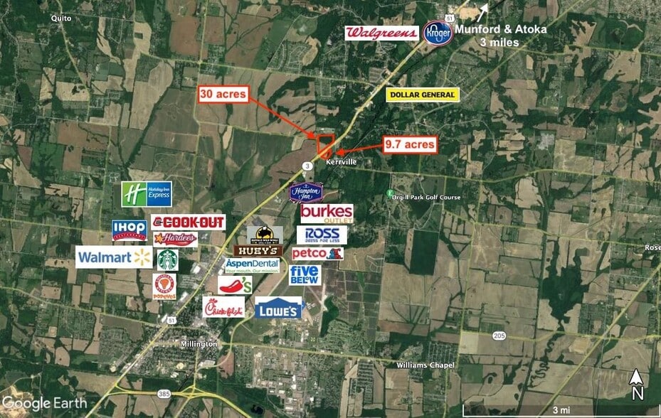 0 US Highway 51 Corners, Millington, TN à vendre - Aérien – Image 2 sur 2