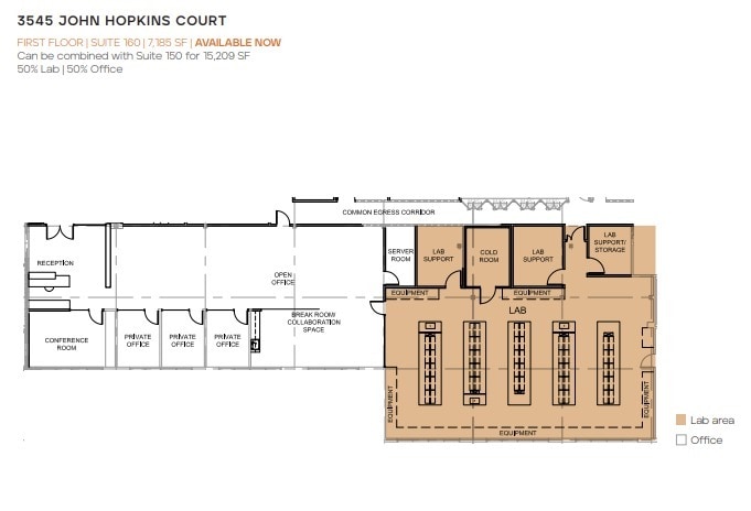3545-3575 John Hopkins Ct, San Diego, CA à louer Plan d’étage– Image 1 sur 1