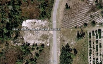 7513 S George Blvd, Sebring, FL - Vue aérienne vue de carte