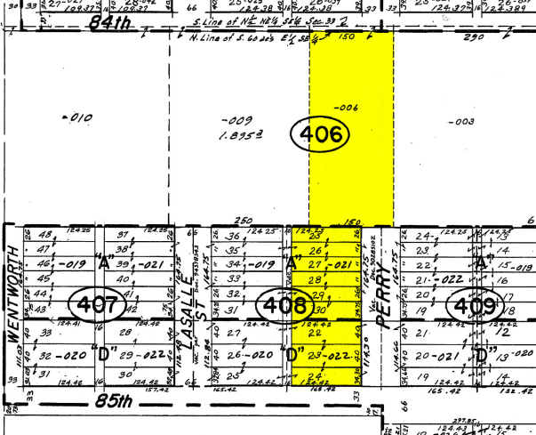 101 W 84th St, Chicago, IL à louer - Plan cadastral – Image 2 sur 2