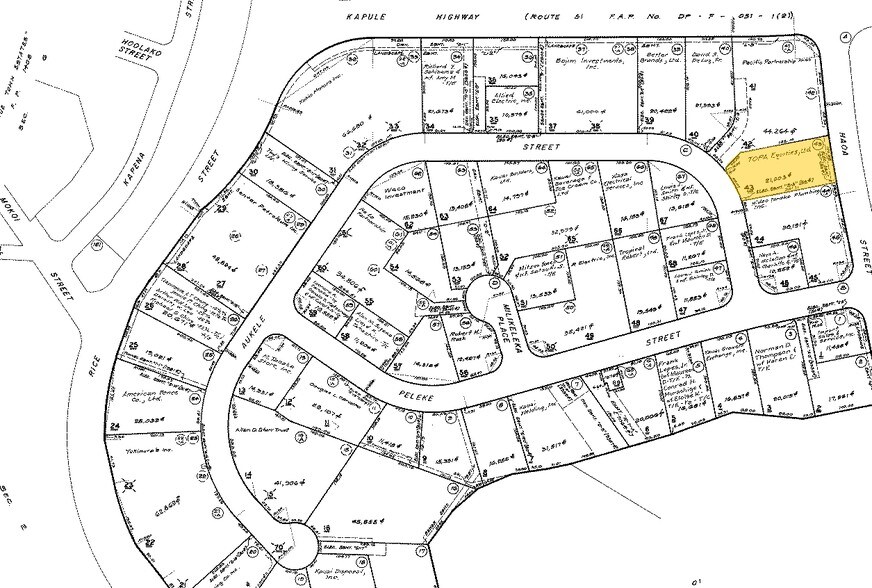 3083 Aukele St, Lihue, HI à louer - Plan cadastral – Image 3 sur 16