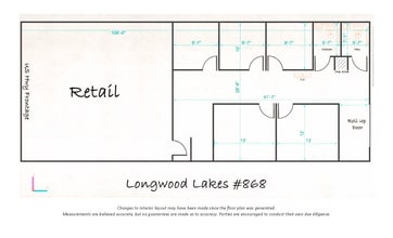 648 S US Highway 17 92, Longwood, FL à louer Plan d’étage– Image 1 sur 1