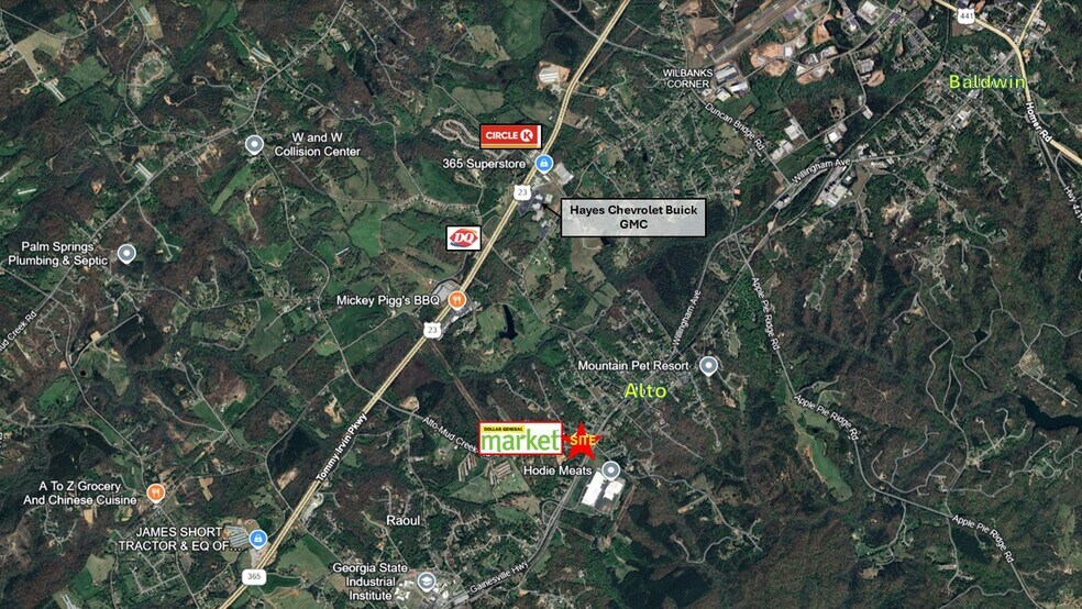 3421 Gainesville Hwy, Alto, GA à vendre - Aérien – Image 2 sur 3