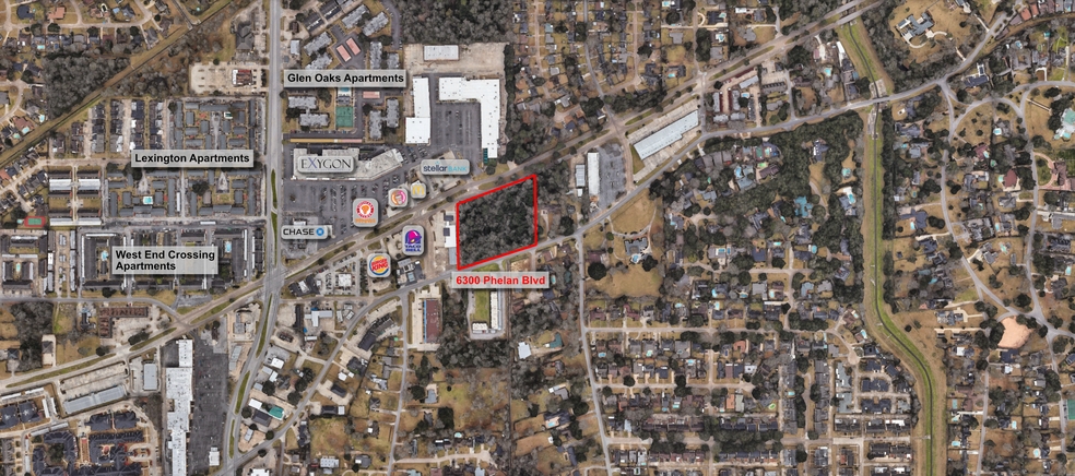 6300 Phelan Blvd, Beaumont, TX à vendre - Aérien – Image 1 sur 3