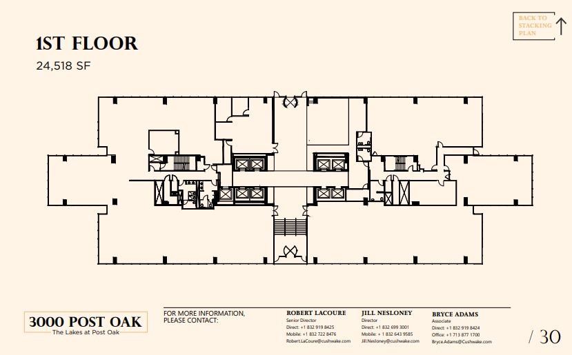 3000 Post Oak Blvd, Houston, TX à louer Plan d’étage– Image 1 sur 1