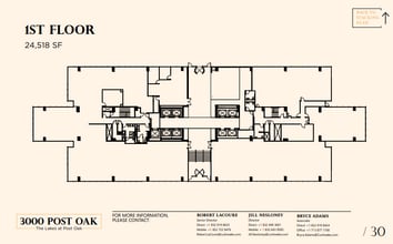3000 Post Oak Blvd, Houston, TX à louer Plan d’étage– Image 1 sur 1