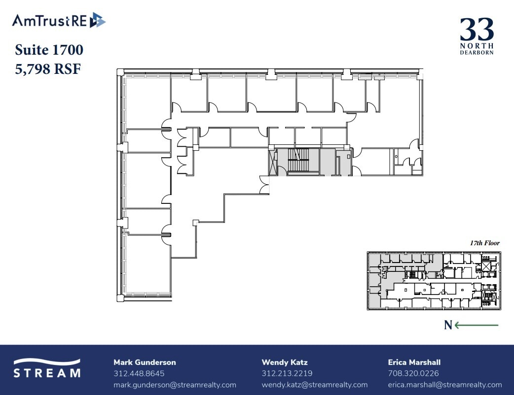 33 N Dearborn St, Chicago, IL à louer Plan d’étage– Image 1 sur 1