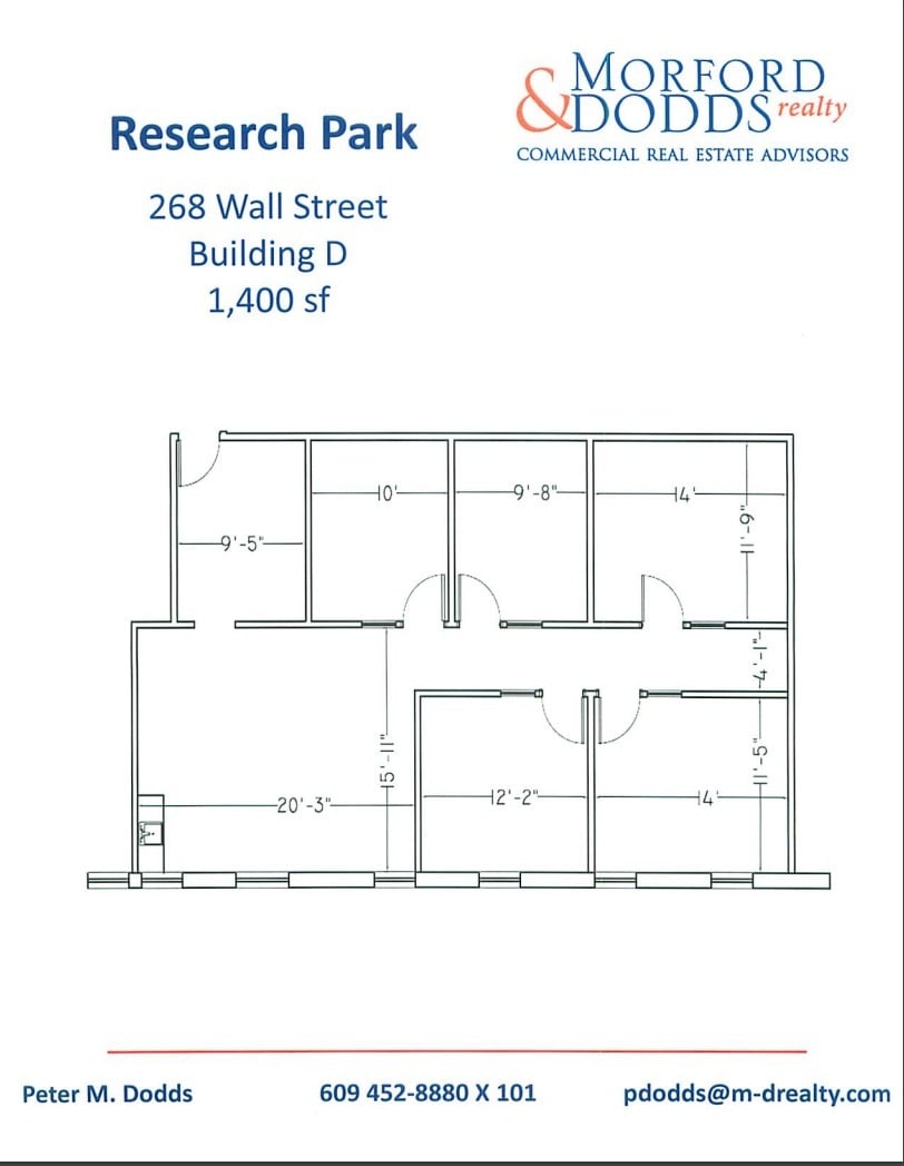 251-275 Wall St, Princeton, NJ à louer Plan d’étage– Image 1 sur 1