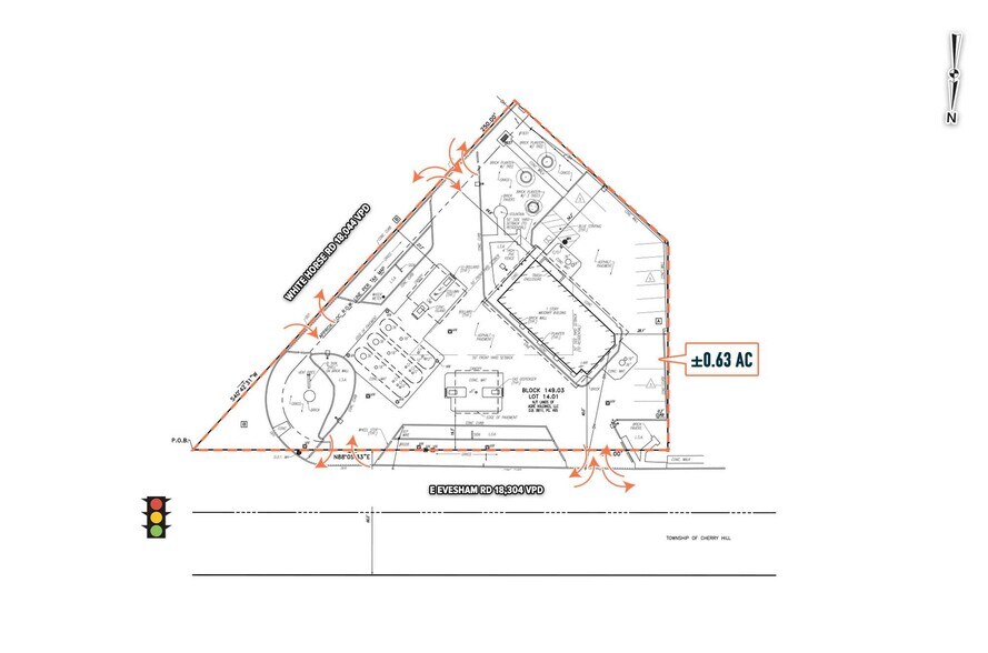 1607 E Evesham Rd, Voorhees, NJ à louer - Plan de site – Image 2 sur 2