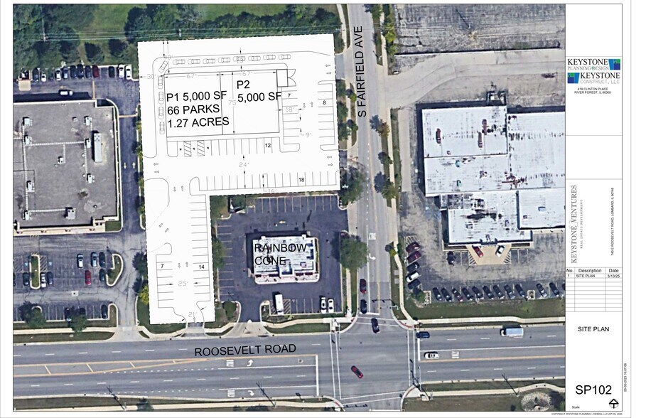498 E Roosevelt Rd, Lombard, IL à louer - Plan de site – Image 2 sur 3