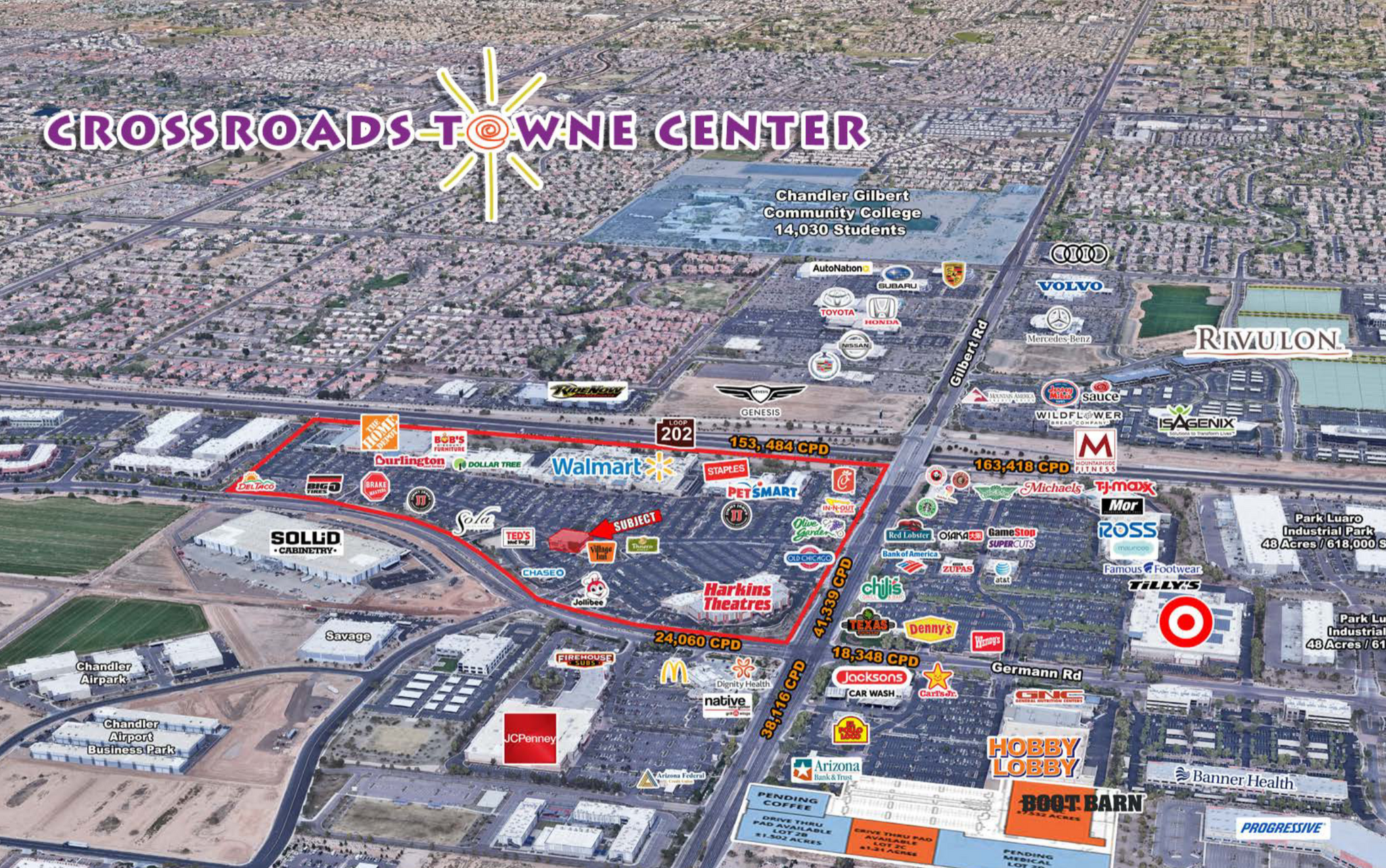 2750-2860 E Germann Rd, Chandler, AZ à louer Photo de l’immeuble– Image 1 sur 17