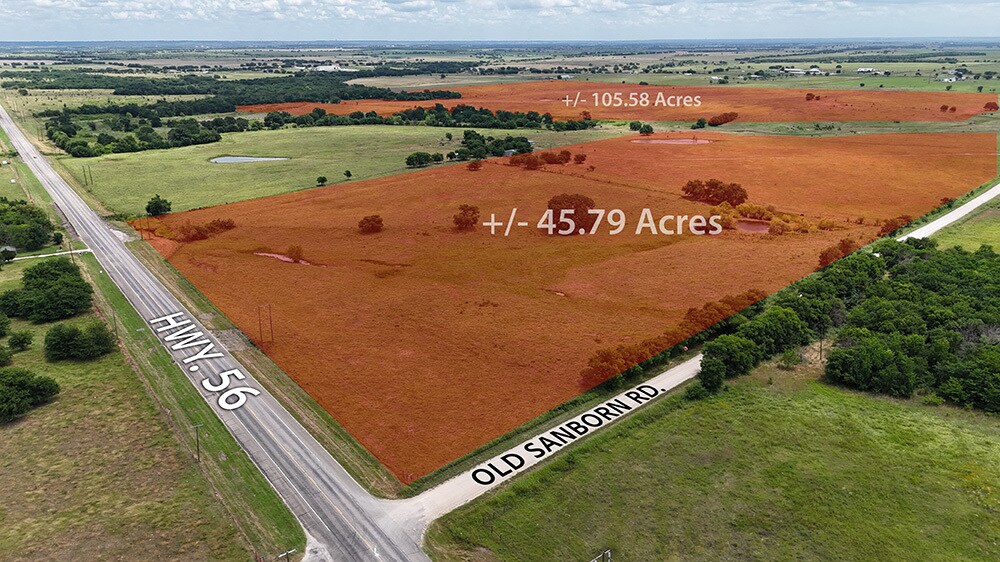 Old Sandborn Ranch Rd, Whitesboro, TX à vendre Photo de l’immeuble– Image 1 sur 10