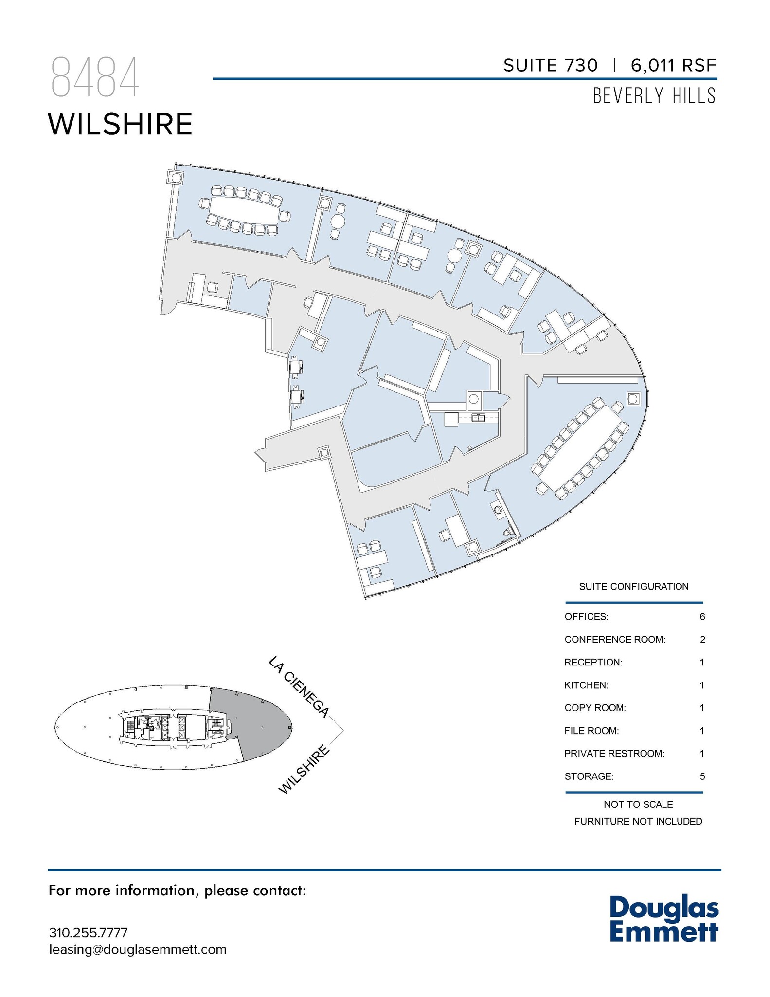 8484 Wilshire Blvd, Beverly Hills, CA à louer Plan d’étage– Image 1 sur 1
