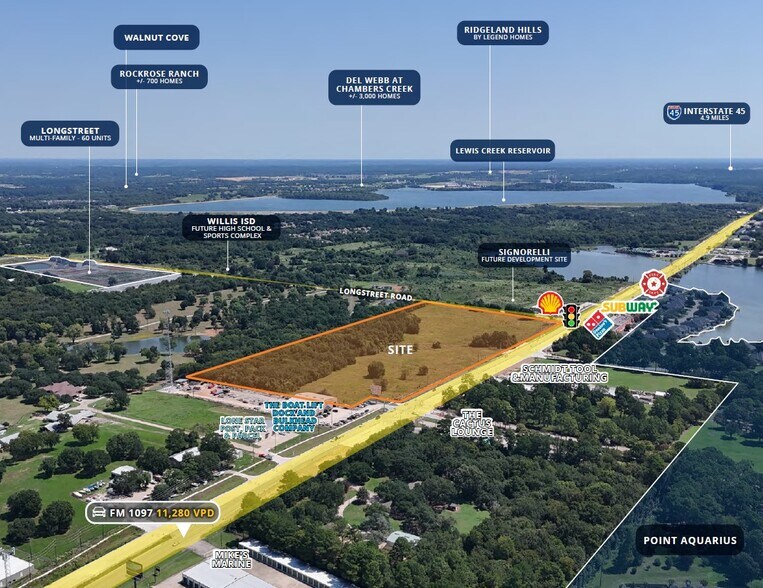 Farm to Market 1097, Willis, TX à vendre - Photo de l’immeuble – Image 3 sur 6