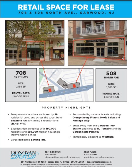 710 North Ave, Garwood, NJ à louer - Photo de l’immeuble – Image 2 sur 9