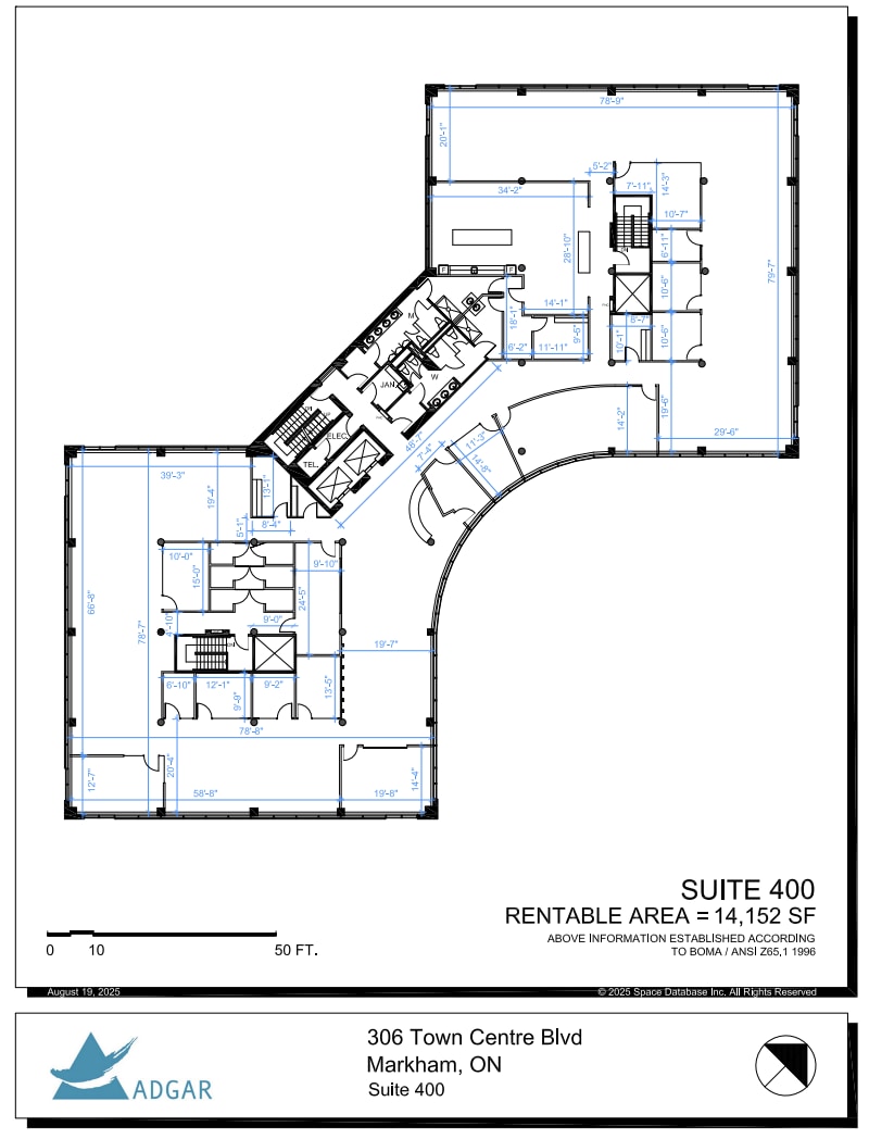 306 Town Centre Blvd N, Markham, ON à louer Plan d’étage– Image 1 sur 1