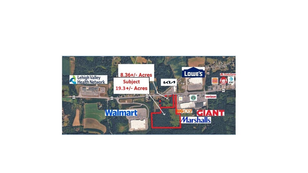 E Blakeslee Blvd, Lehighton, PA à vendre - Plan cadastral – Image 1 sur 2