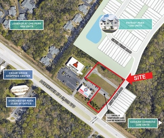 Plus de détails pour 8710 Dorchester Rd, North Charleston, SC - Terrain à vendre