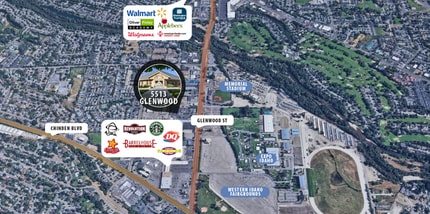 5513 N Glenwood St, Garden City, ID - Vue aérienne  vue de carte